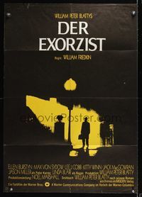 6d628 EXORCIST German '74 William Friedkin, Max Von Sydow, William Peter Blatty horror classic!