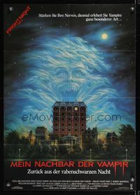 6d664 FRIGHT NIGHT 2 German '89 the suckers are back, great horror artwork of spirits!