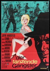 6d675 GEORGE RAFT STORY German '61 Jaddatz art of sexy Jayne Mansfield & Ray Danton!