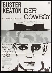 6d679 GO WEST German R64 michel + kieser artwork of Buster Keaton!