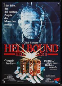 6d699 HELLRAISER 2 German '88 creepy close-up of Pinhead, Tony Randel directed!