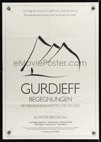 6d795 MEETINGS WITH REMARKABLE MEN German '79 Peter Brook, cool minimalist art!