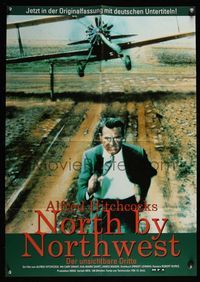 6d827 NORTH BY NORTHWEST German R90s Cary Grant, Eva Marie Saint, Alfred Hitchcock classic!