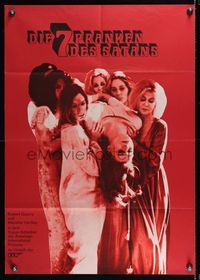 6d880 RETURN OF COUNT YORGA German '71 Robert Quarry, AIP vampires, wild image of women!