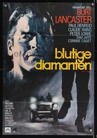 6d887 ROPE OF SAND German R65 William Dieterle directed, cool close-up art of Burt Lancaster!
