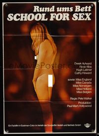 6d894 SCHOOL FOR SEX girl German '68 Pete Walker directed, image of nude woman!