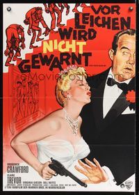 6d917 STOP YOU'RE KILLING ME German '60s wacky artwork of Broderick Crawford & Claire Trevor!