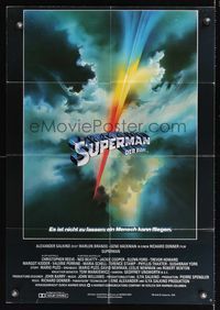 6d921 SUPERMAN German '78 comic book hero Christopher Reeve, Gene Hackman, Bob Peak art!