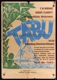 6d929 TABU German R54 F.W. Murnau & Robert Flaherty island documentary!