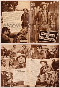 6e164 COLE YOUNGER GUNFIGHTER German program '58 many great images of cowboy Frank Lovejoy!