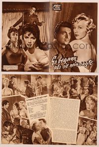 6e168 DANGEROUS YOUTH German program '58 Frankie Vaughn is an Elvis-like star drafted in the Army!