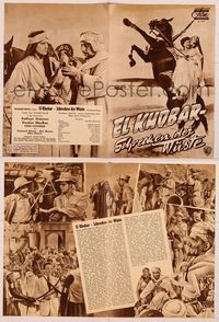 6e171 DESERT SONG German program '53 Arabian Gordon McRae holding sexy Kathryn Grayson on horse!