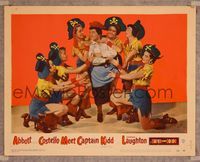 6f290 ABBOTT & COSTELLO MEET CAPTAIN KIDD LC #5 '53 great posed portrait of Lou & 6 sexy pirates!