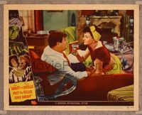 6f292 ABBOTT & COSTELLO MEET THE KILLER BORIS KARLOFF LC #3 '49 Lenore Aubert seduces Lou!