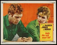 6f318 BABY THE RAIN MUST FALL LC '65 Steve McQueen gets in trouble & gets under Lee Remick's skin!