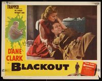 6f333 BLACKOUT LC #2 '54 Dane Clark & Belinda Lee trapped in a night without end!
