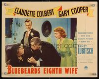 6f337 BLUEBEARD'S EIGHTH WIFE LC '38 Gary Cooper, Claudette Colbert & Edward Everett Horton!