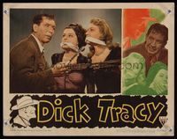 6f406 DICK TRACY LC '45 great close up of Mike Mazurki as Splitface with bound women!