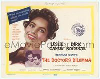 6f107 DOCTOR'S DILEMMA TC '59 doctor John Robinson thinks Leslie Caron would be an appealing widow!