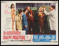 6f417 DR. GOLDFOOT & THE BIKINI MACHINE LC #6 '65 Vincent Price tests his machine on hot babe!