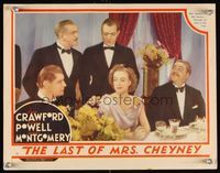 6f512 LAST OF MRS. CHEYNEY LC '37 Joan Crawford's beauty brought Montgomery & all men to her feet!