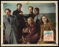 6f515 LIFEBOAT LC '43 Alfred Hitchcock, Tallulah Bankhead, Canada Lee, and 4 cast members!