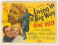 6f177 LIVING IN A BIG WAY TC '47 great images of Gene Kelly with pretty Marie McDonald!