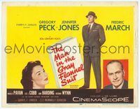 6f186 MAN IN THE GRAY FLANNEL SUIT TC '56 Gregory Peck, Jennifer Jones, Fredric March