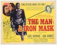 6f187 MAN IN THE IRON MASK TC '39 Louis Hayward, sexy Joan Bennett, directed by James Whale!