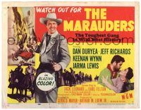 6f196 MARAUDERS TC '55 Dan Duryea and the toughest gang in Wild West history!