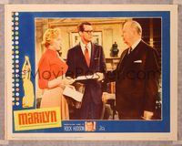 6f547 MARILYN LC #5 '63 great image of Monroe, Cary Grant & Charles Coburn from Monkey Business!