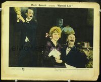 6f552 MARRIED LIFE LC '20 great image of Finalyson attacking pretty Phyllis Haver & Ben Turpin!