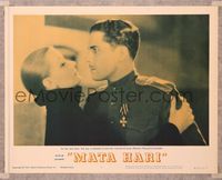6f556 MATA HARI LC #7 R63 great romantic close up of Greta Garbo with blind Ramon Novarro!