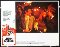 6f558 MEAN STREETS LC#4 '73 close up of laughing Robert De Niro, Harvey Keitel, Martin Scorsese