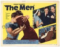 6f198 MEN TC '50 very first Marlon Brando, Jack Webb, directed by Fred Zinnemann!