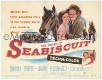 6f254 STORY OF SEABISCUIT TC '49 Shirley Temple, Barry Fitzgerald, cool horse racing images!