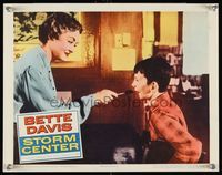 6f707 STORM CENTER LC '56 Bette Davis offering lollipop to young Kevin Coughlin!