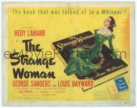 6f259 STRANGE WOMAN TC '46 Hedy Lamarr in the book by Ben Ames Williams that was whispered about!