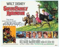 6f263 SWISS FAMILY ROBINSON TC R68 John Mills, Walt Disney family fantasy classic!