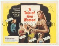 6f265 TALE OF FIVE WOMEN TC '52 sexy Gina Lollobridiga has a screenful of curves!
