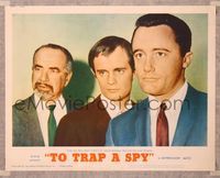 6f749 TO TRAP A SPY LC #1 '66 close portrait of Robert Vaughn & David McCallum, The Man from UNCLE!