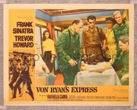 6f776 VON RYAN'S EXPRESS LC #7 '65 Frank Sinatra, Raffaella Carra & Trevor Howard make plans!