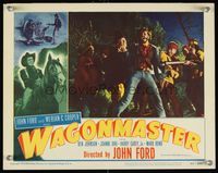 6f777 WAGON MASTER LC #7 '50 John Ford's lusty successor to Fort Apache, c/u of man attacked!