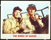 6f791 WINGS OF EAGLES LC #8 '57 close up of John Wayne & Dan Dailey at their battle stations!