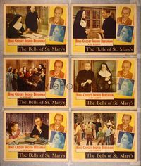 6g213 BELLS OF ST. MARY'S 6 LCs '46 pretty nun Ingrid Bergman & priest Bing Crosby!