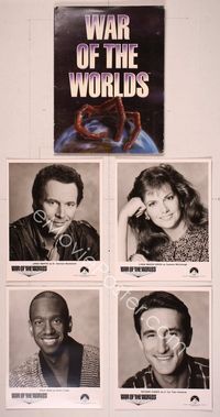 6h158 WAR OF THE WORLDS TV presskit '88 forgotten television series starring a bunch of nobodies!