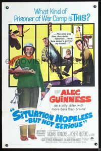 6j769 SITUATION HOPELESS-BUT NOT SERIOUS 1sh '65 Alec Guinness, Michael Connors, Robert Redford