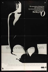 6j825 STORY OF O 1sh '75 Histoire d'O, Udo Kier, x-rated, sexy silhouette image!