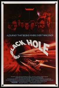 6k080 BLACK HOLE int'l 1sh '79 Disney sci-fi, Schell, Anthony Perkins, Robert Forster & Mimieux!