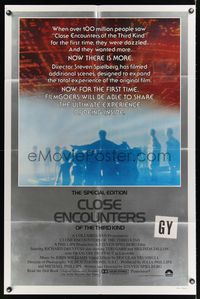 6k167 CLOSE ENCOUNTERS OF THE THIRD KIND S.E. int'l 1sh '80 Steven Spielberg's classic w/new scenes!